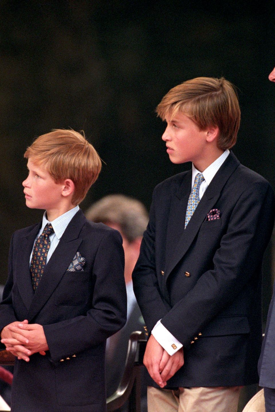 Prinzessin Diana, Prinz Harry, Prinz William und Prinz Charles Prinzessin Diana, Prinz Harry, Prinz William und Prinz Charles