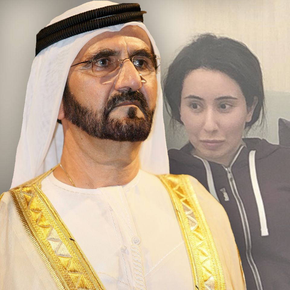 Scheich Mohammed bin Raschid al-Maktou und Prinzessin Latifa