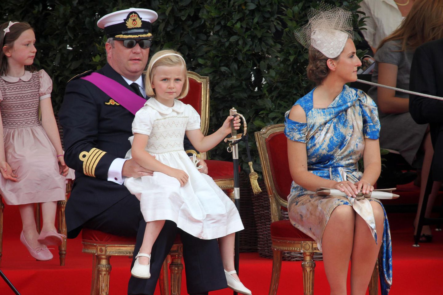 Prinz Laurent, Prinzessin Claire + Prinzessin Louise