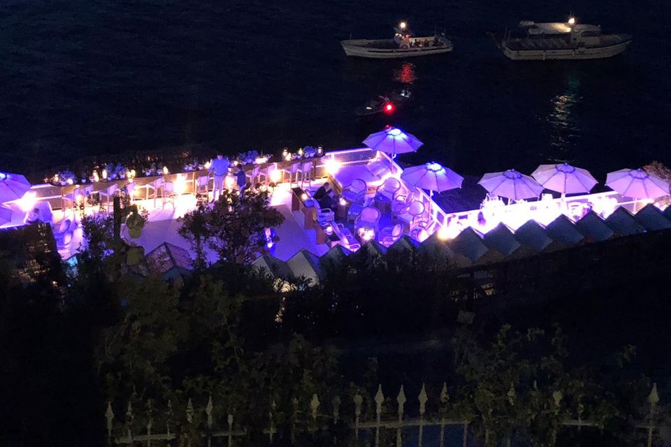 Die Party-Location, das Restaurant "Il Riccio", von Heidi Klum und Tom Kaulitz