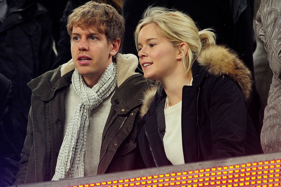 Sebastian Vettel und Hanna Sprater im Februar 2012.
