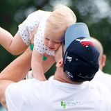 3. August 2019  Und dicke Küsse gibt es von Papa auch noch.