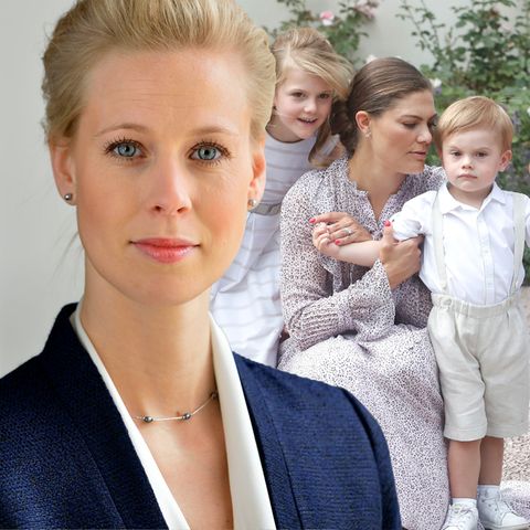 Karolin Johansson, Prinzessin Estelle, Prinzessin Victoria und Prinz Oscar