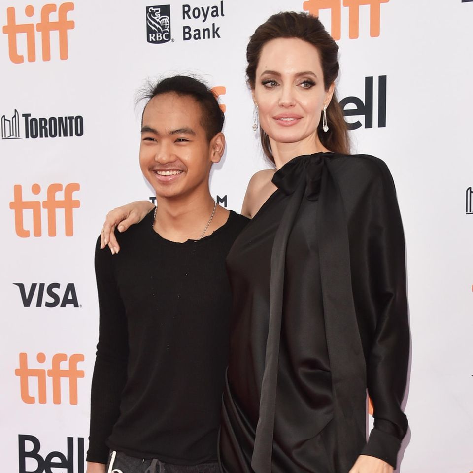 Maddox + Angelina Jolie