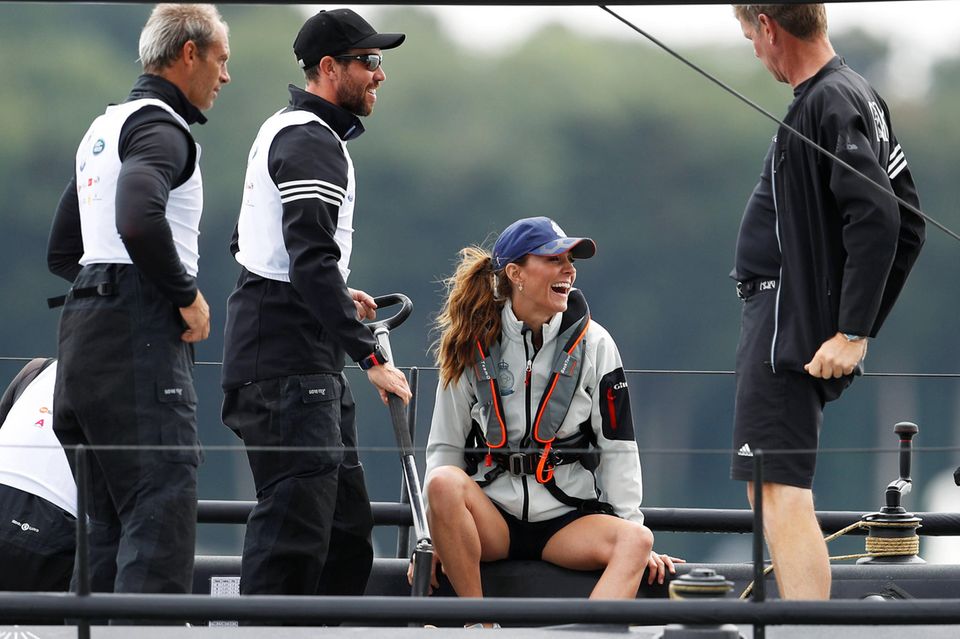 Prinzessin Charlotte: Herzogin Catherine bei der Charity-Regatta Herzogin Catherine bei der Charity-Regatta