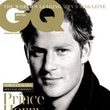 2011: Für das Cover des Männermagazins "GQ" zeigt sich Prinz Harry glattrasiert und mit hochgestelltem Kragen. 