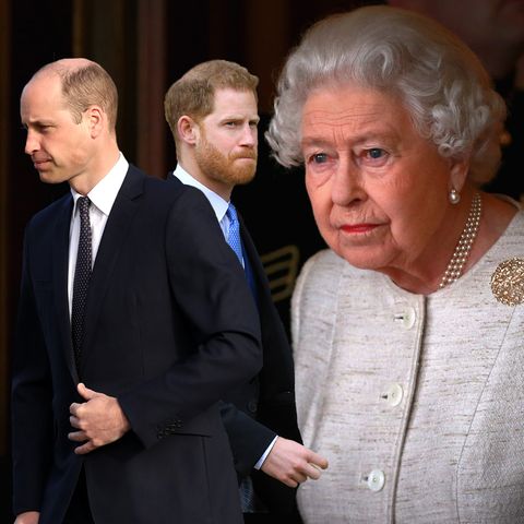 Prinz William, Prinz Harry und Queen Elizabeth