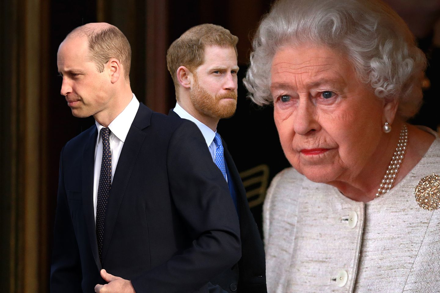 Prinz William, Prinz Harry und Queen Elizabeth