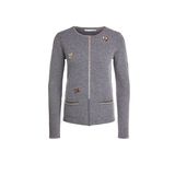 Die Tage bis zum Start des Oktoberfests 2019 sind gezählt. Höchste Zeit sich den richtigen Look zuzulegen. Diese superweiche Strickjacke von Oui ist der perfekte Begleiter für die Wiesn-Saison. Ca. 230 Euro.
