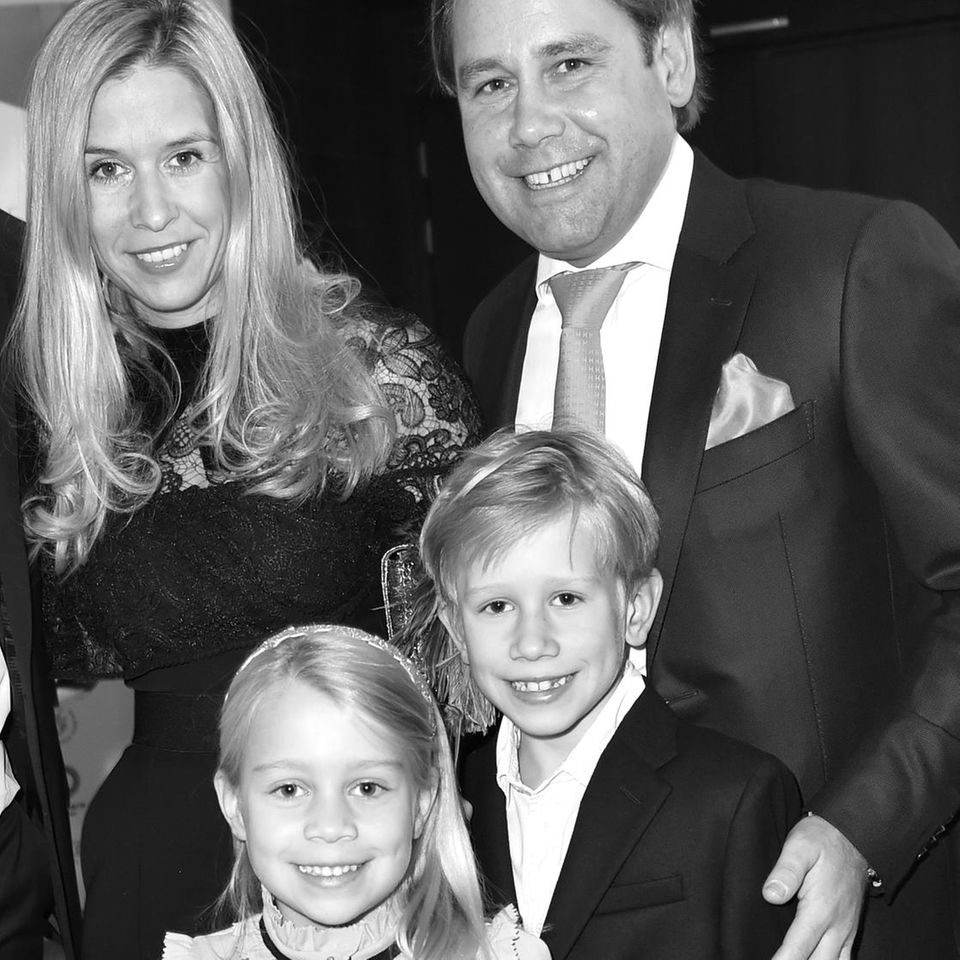 August Inselkammer und Frau Christina mit den Kindern Max und Sophie