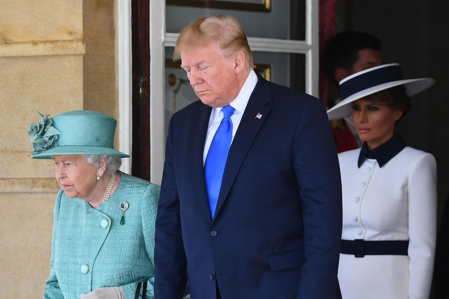 Queen Elizabeth erhielt im Juni Besuch von Donald und Melania Trump