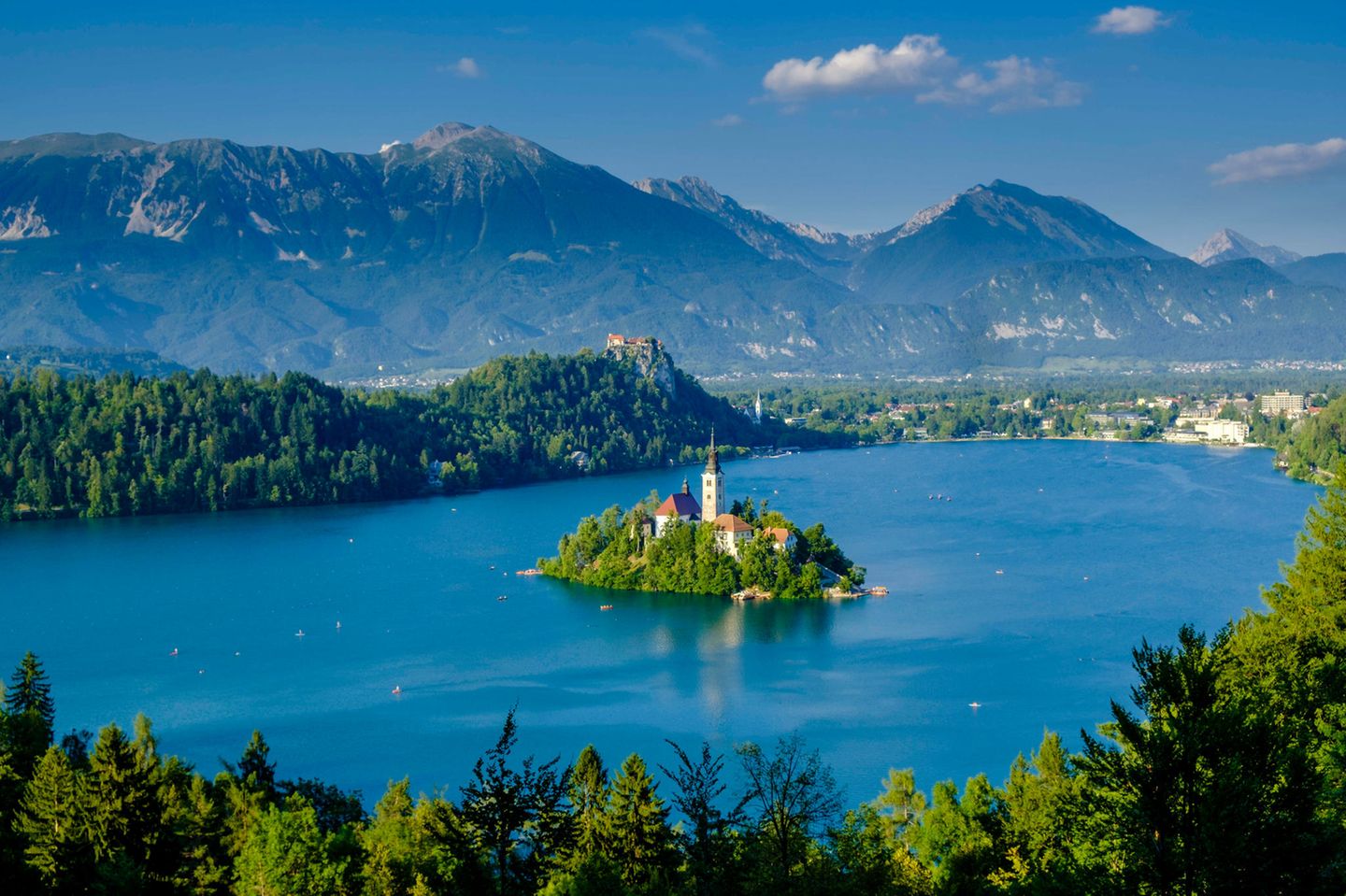 Lac de Bled en Slovénie
