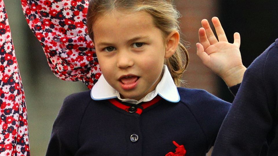 Geschafft: Jetzt kann für Prinzessin Charlotte der erste Schultag beginnen. 