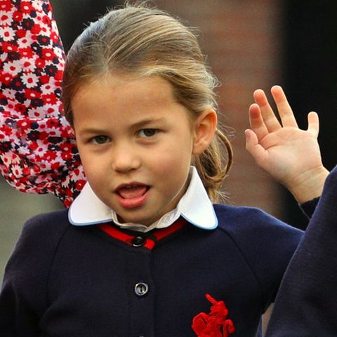 Geschafft: Jetzt kann für Prinzessin Charlotte der erste Schultag beginnen. 