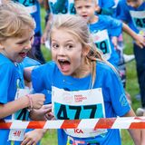 8. September 2019  Ganz aufgeregt steht Prinzessin Estelle mit ihren Freunden schon in den Startlöchern für den Prinz-Daniel-Lauf im Hagapark.