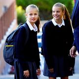 11. September 2019  Für Prinzessin Leonor und Prinzessin Sofía beginnt nach den Sommerferien wieder die Schule.