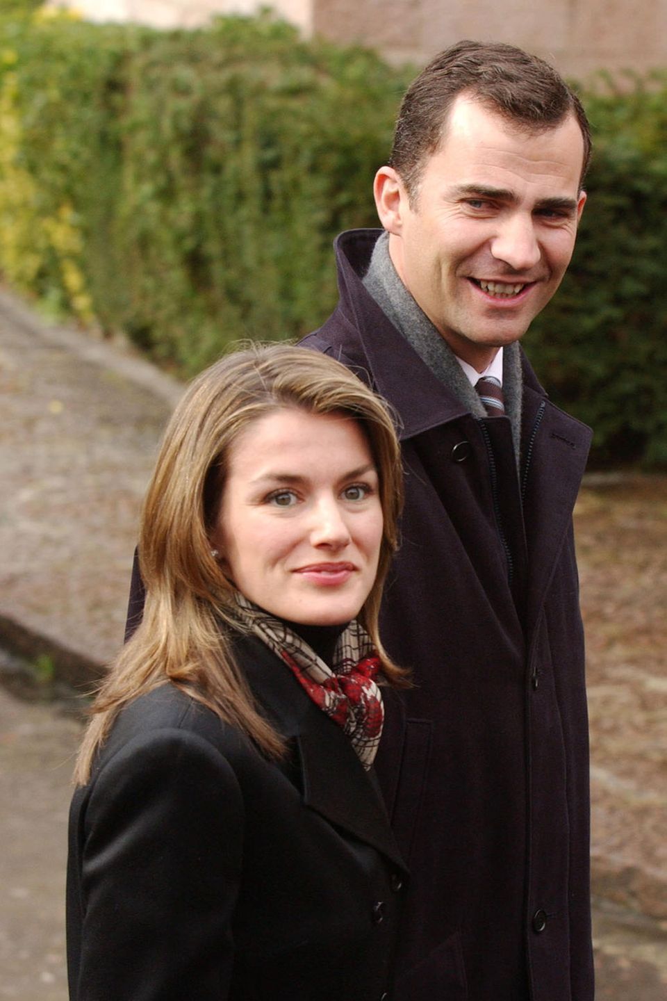 Januar 2004 Das Paar in ihren Anfangsjahren: Letizia damals noch mit auffällig blonderem Haar. Januar 2004 Das Paar in ihren Anfangsjahren: Letizia damals noch mit auffällig blonderem Haar.
