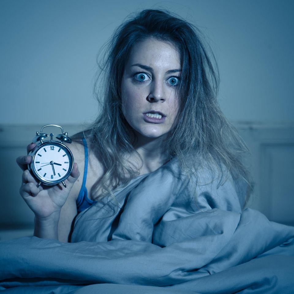 Schlaflosigkeit kann zur Verzweiflung führen.
