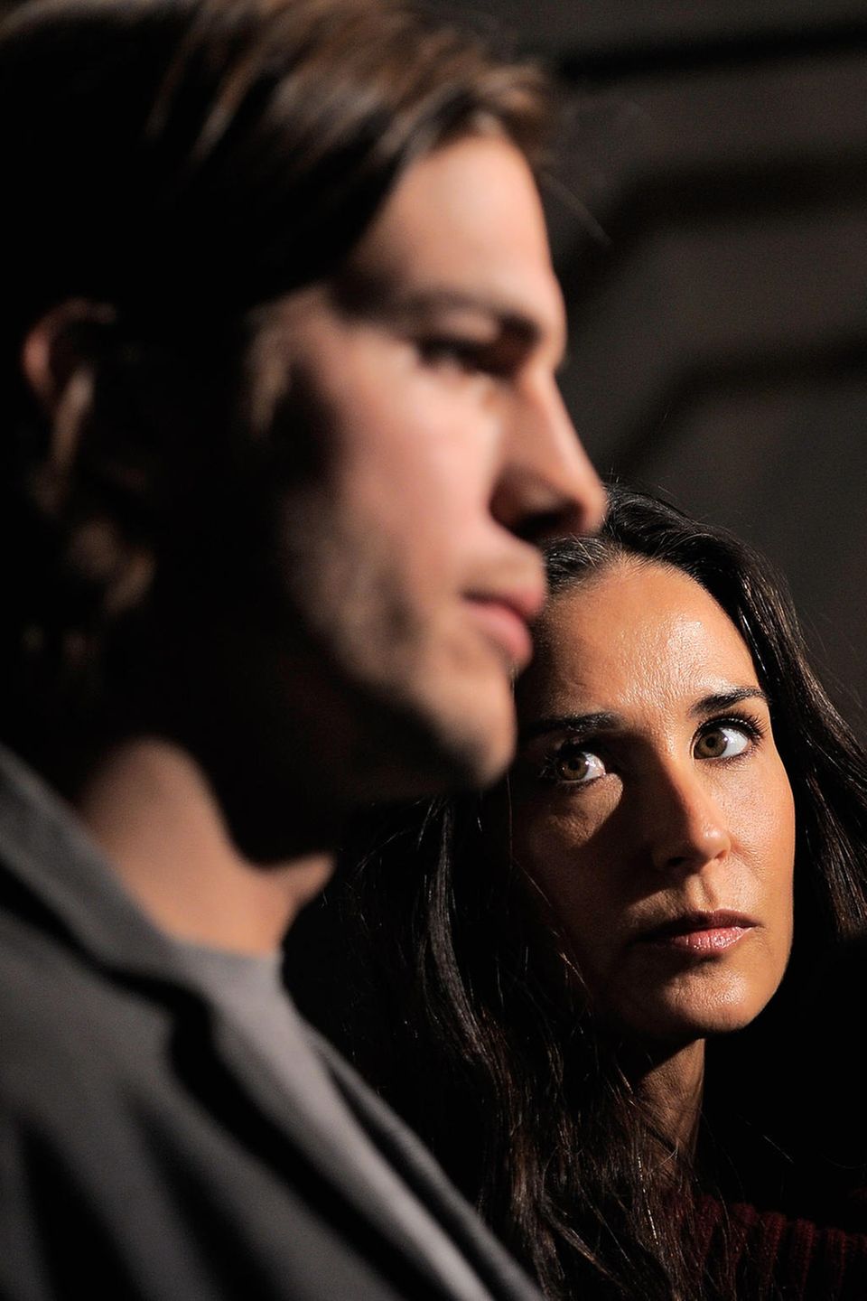 Ashton Kutcher und Demi Moore im April 2011