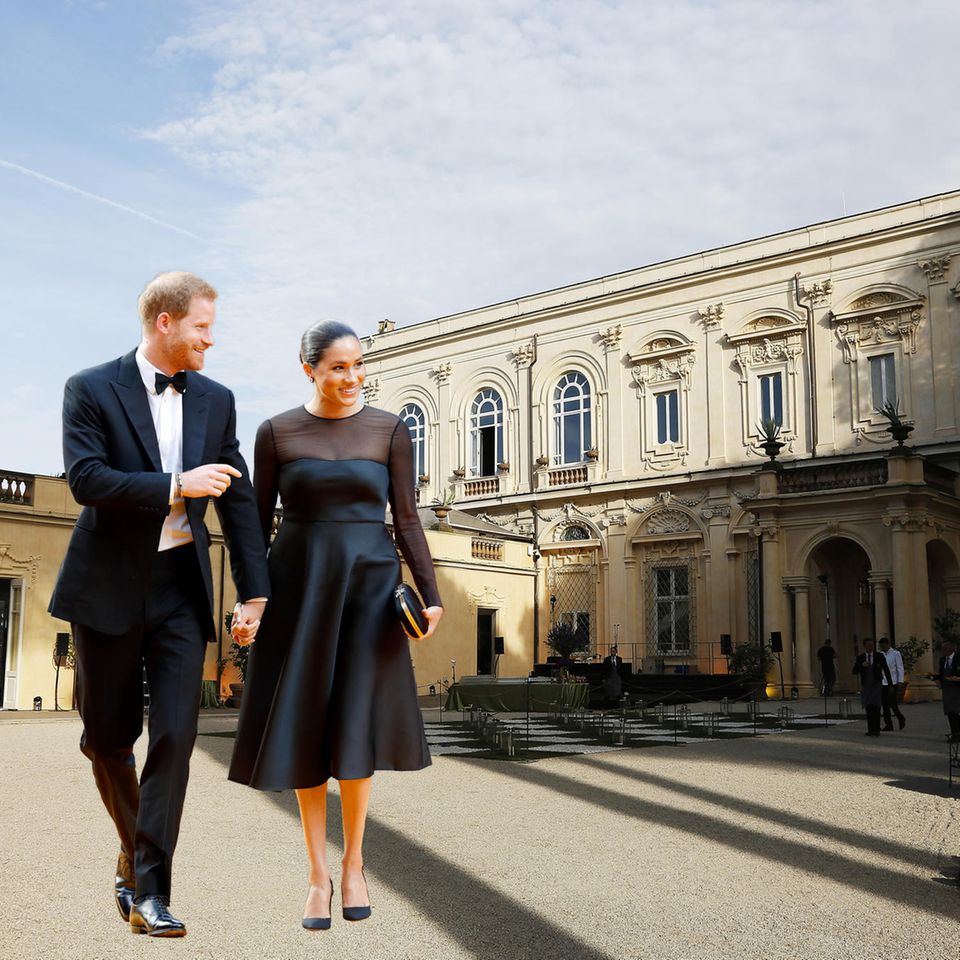 Prinz Harry und Herzogin Meghan feiern in der "Villa Aurelia" die Hochzeit von Meghans Freundin Misha Nonoo und Michael Hess. 