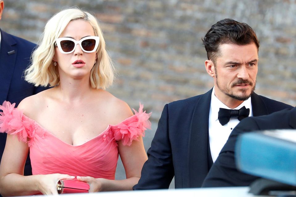 Katy Perry und Orlando Bloom sind zur Hochzeit nach Rom gekommen.