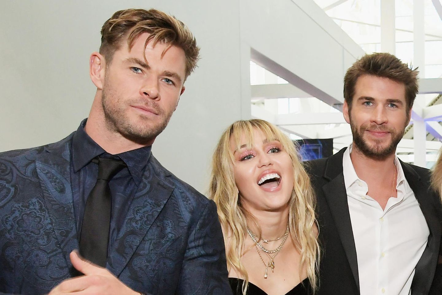 Chris Hemsworth, Miley Cyrus und Liam Hemsworth