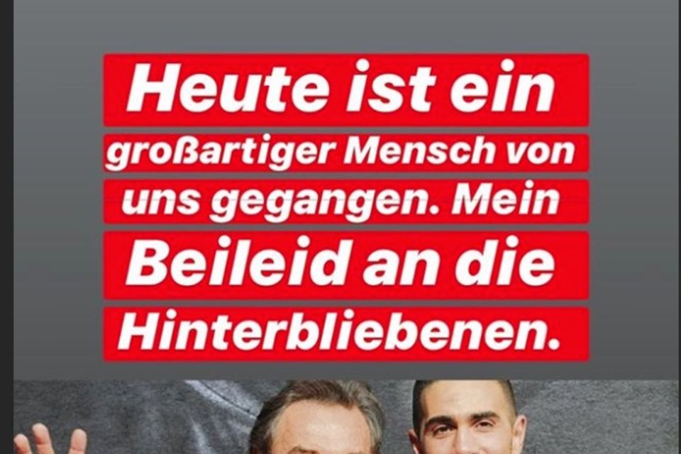 Karel Gott (†80): Bushido schickt Karel Gott letzte Grüße Bushido schickt Karel Gott letzte Grüße