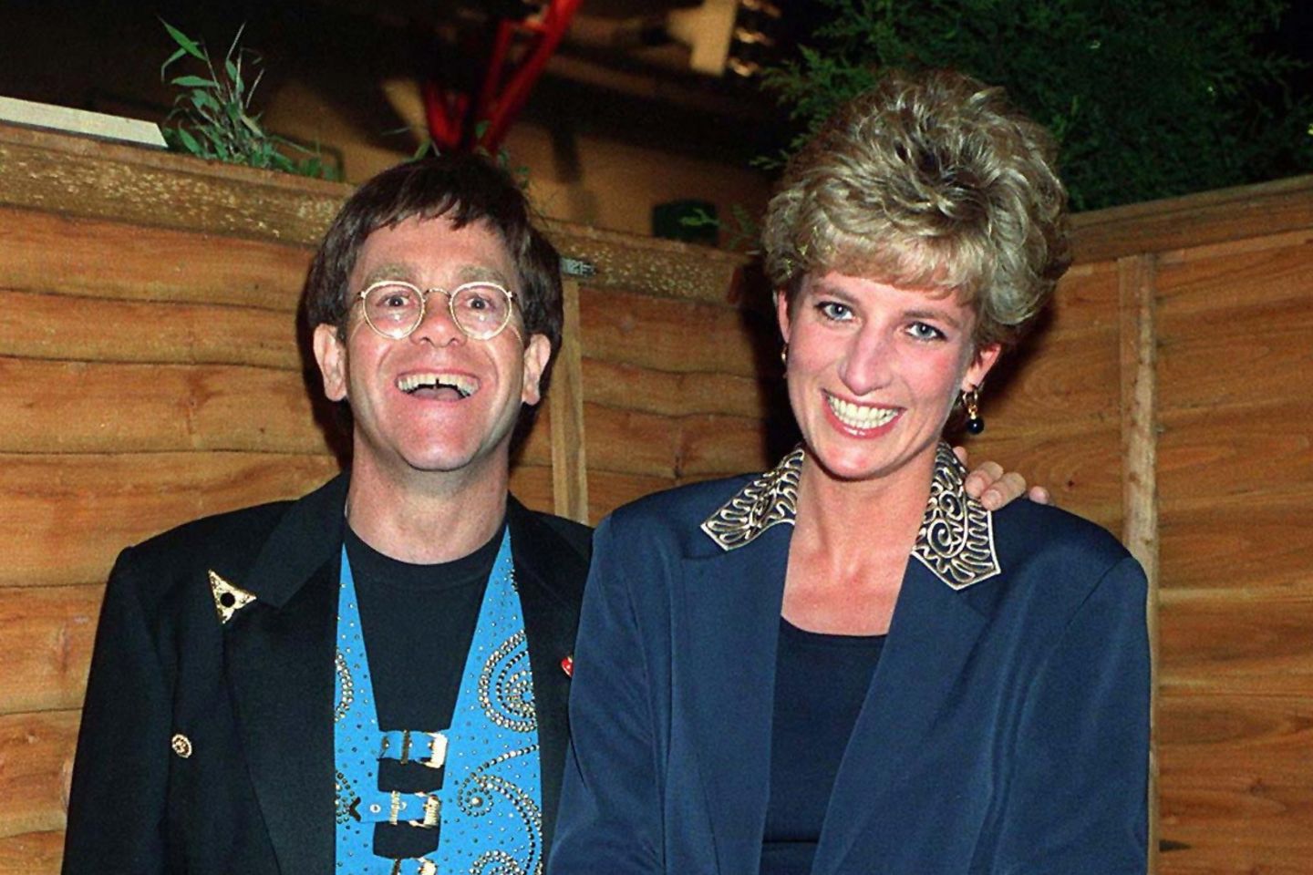 Elton John und Lady Diana