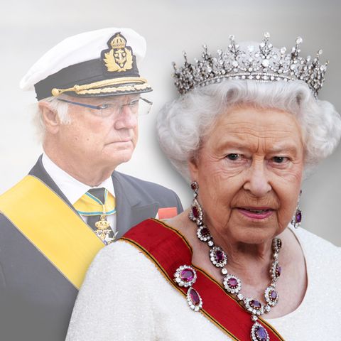 König Carl Gustaf, Queen Elizabeth