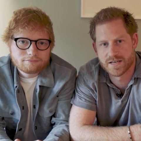 Ed Sheeran und Prinz Harry