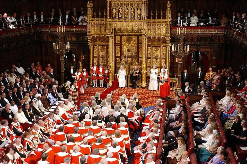 Die Eröffnung des britischen Parlaments 2005.