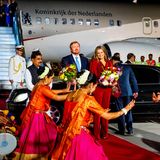13. Oktober 2019  Die Begrüßung des Königspaares ist mit traditioneller indischer Musiker und Tänzerinnen schon beeindruckend.