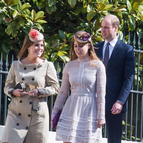 Prinzessin Eugenie, Prinzessin Beatrice und Prinz William