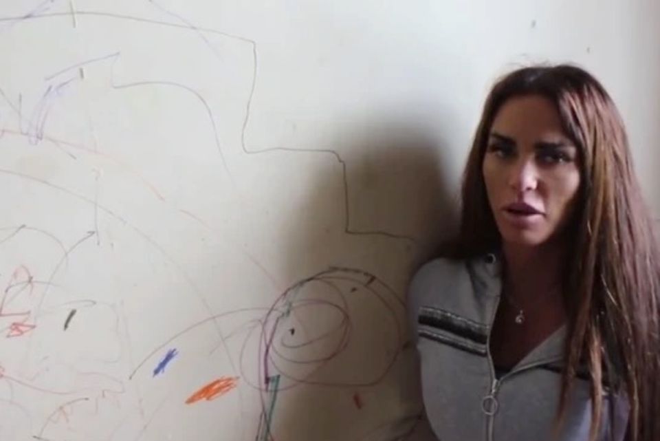 Vogeldreck, Welpen und Kleiderberge: Katie steht vor der Wandkritzelei, kommentiert sie aber nicht. Katie steht vor der Wandkritzelei, kommentiert sie aber nicht.