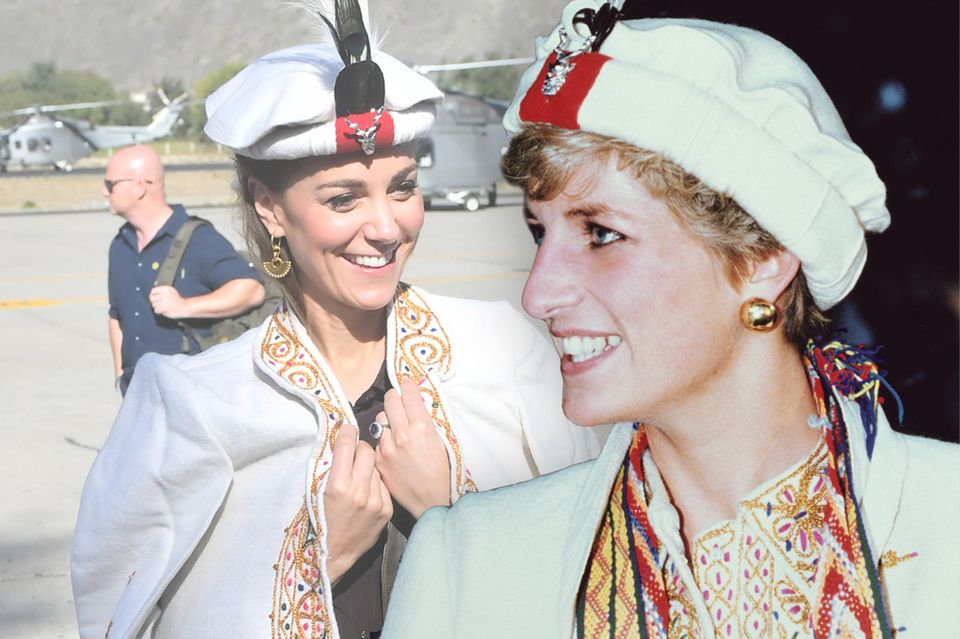 Herzogin Catherine + Prinzessin Diana 
