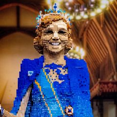 Auch von Königin Máxima können Besucher eine Miniaturausgabe aus Lego-Steinen bewundern.