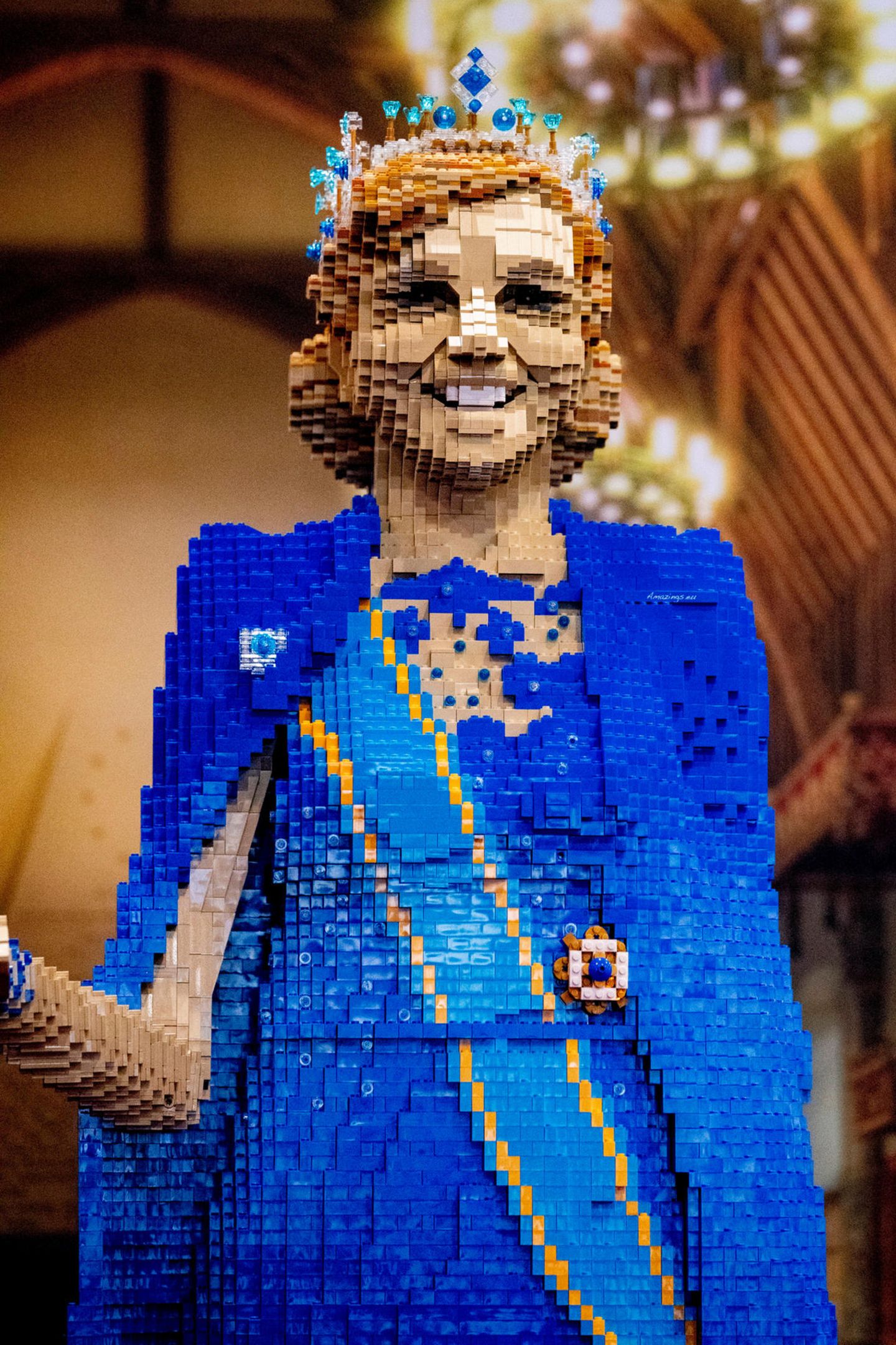 Auch von Königin Máxima können Besucher eine Miniaturausgabe aus Lego-Steinen bewundern.