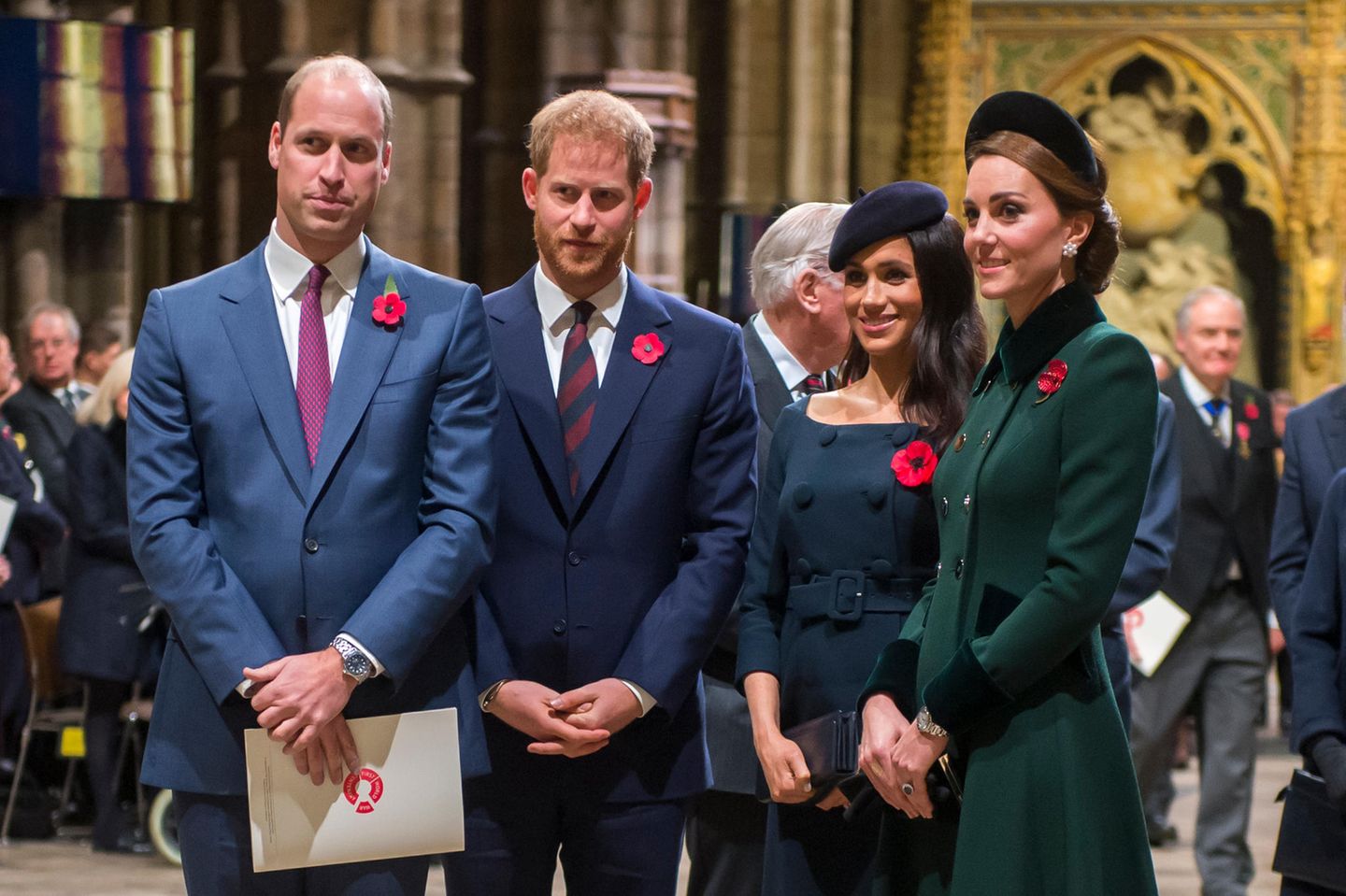 Prinz William, Prinz Harry, Herzogin Meghan, Herzogin Kate