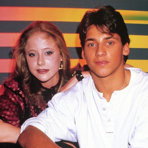 Silvia Seidel und Patrick Bach im Jahr 1987