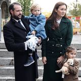 2. November 2019  Gemeinsam mit ihren Kindern Liam und Amalia nehmen Prinz Félix und Prinzessin Claire an einer Messe im Mariendom teil, um verstorbenen Mitgliedern der großherzoglichen Familie zu gedenken. 