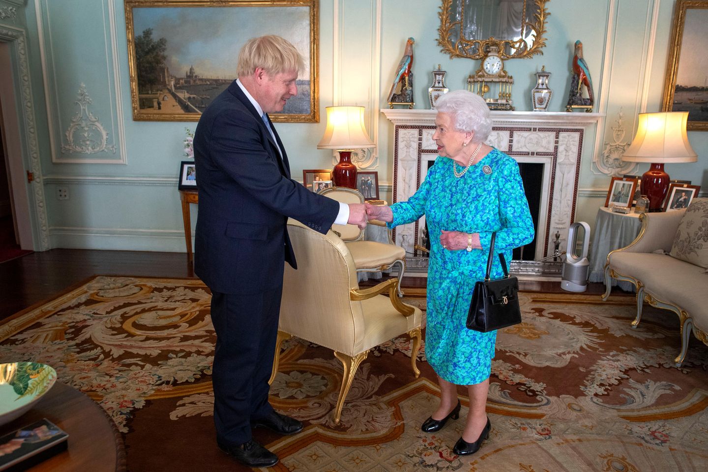 Boris Johnson und Queen Elizabeth
