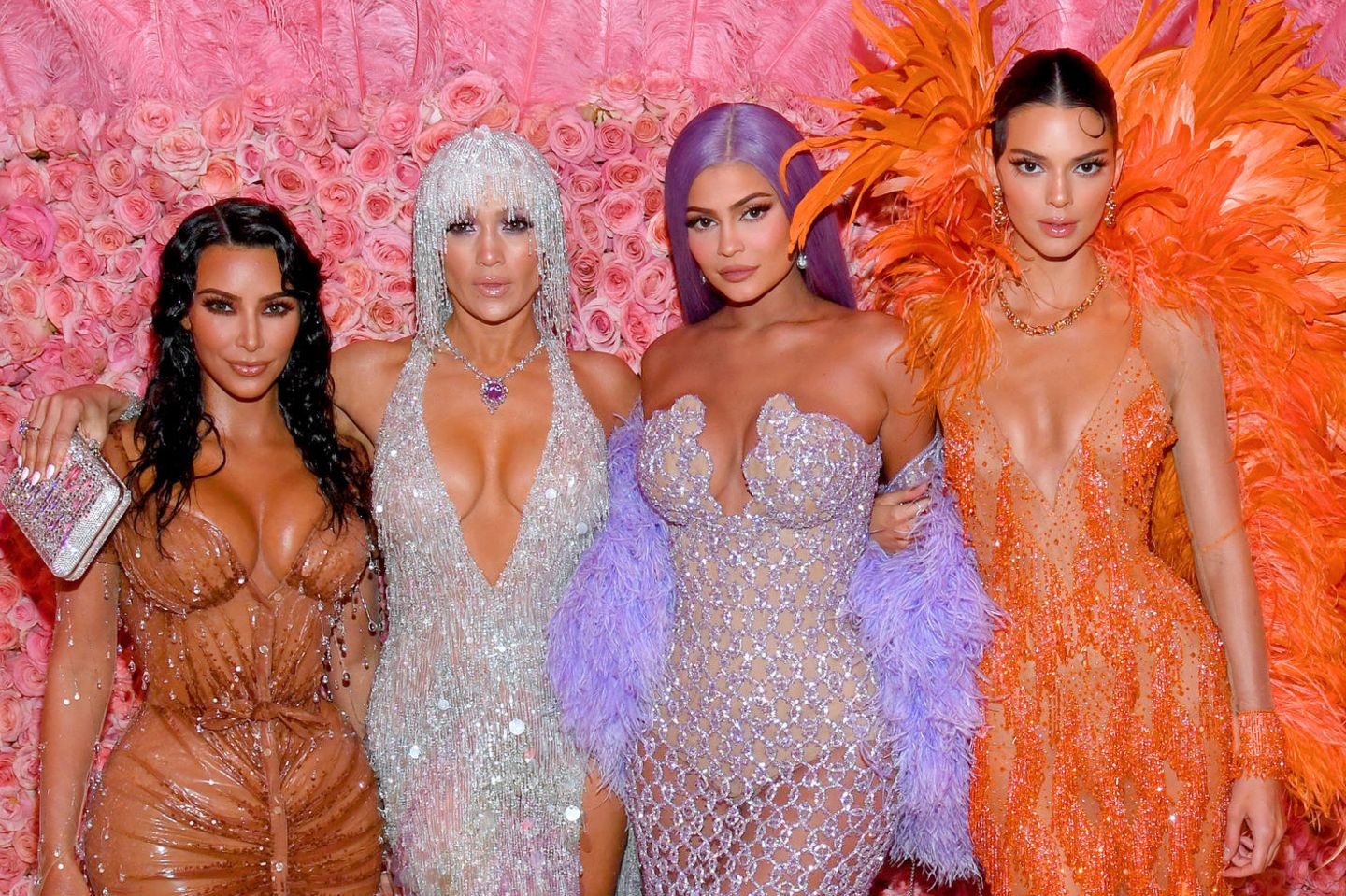 Kim Kardashian, Jennifer Lopez, Kylie Jenner, Kendal Jenner 