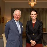 Prinz Charles + Herzogin Camilla: Anschließend trifft Prinz Charles im Government House auf Neuseelands Premierministerin Jacinda Ardern.