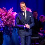 25. November 2019  Prinz Daniel beehrt bei der Gala zur Verleihung des "Visa vägen-priset" in Stockholm die Preisträger und Gäste mit seiner Rede und Anwesenheit. Der Preis wird an Arbeitgeber verliehen, die sich für Inklusion einsetzen.