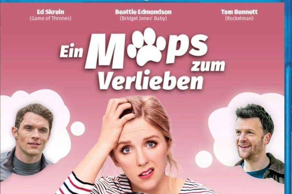 Zum Film "Ein Mops zum Verlieben": "Ein Mops zum Verlieben" (seit 11. Oktober auf Blu-ray und DVD erhältlich) "Ein Mops zum Verlieben" (seit 11. Oktober auf Blu-ray und DVD erhältlich)