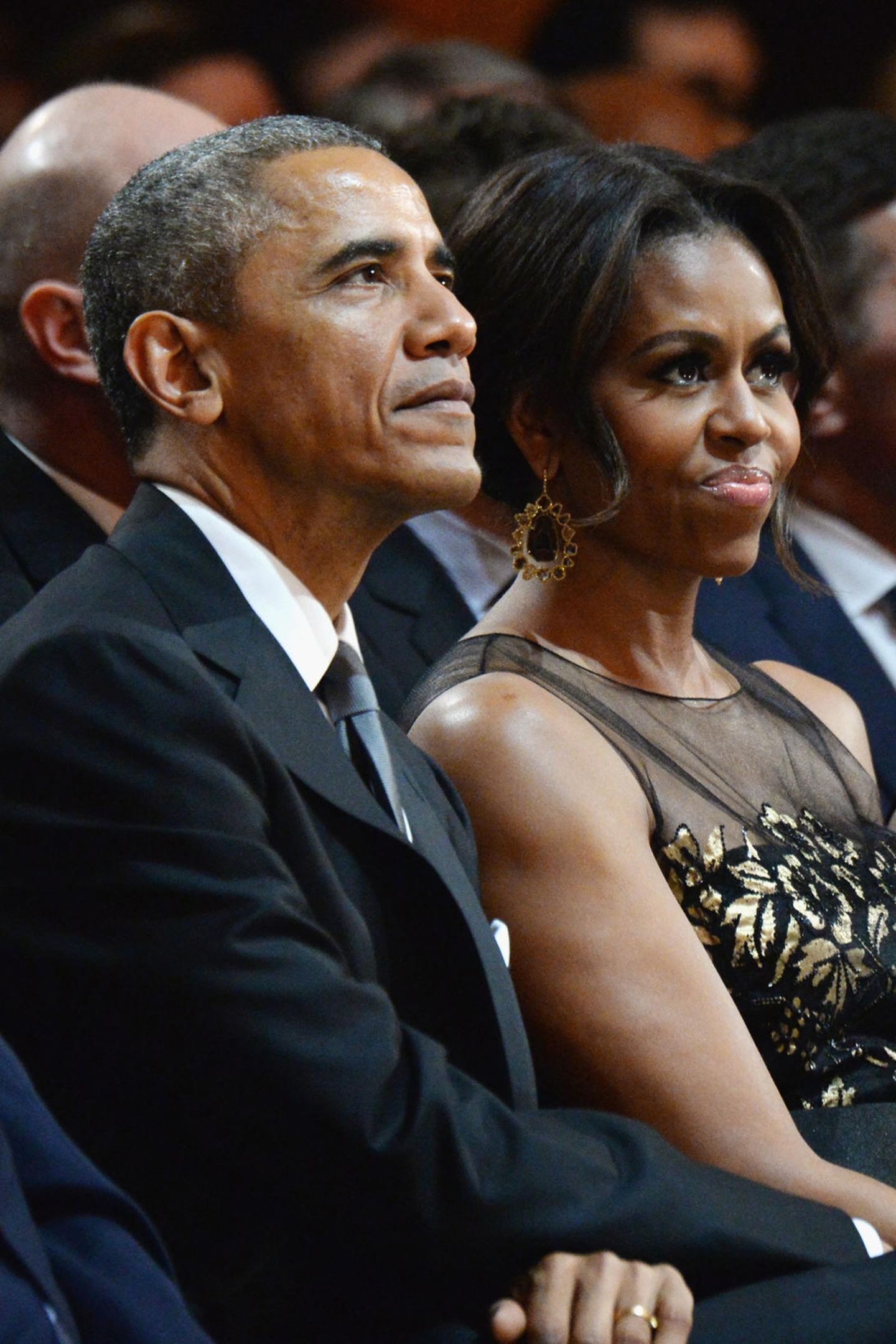 Barack + Michelle Obama Trauriger Abschied
