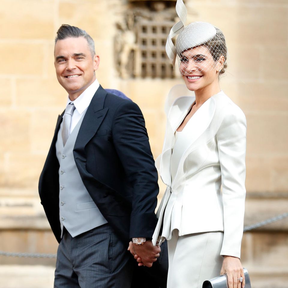 Robbie Williams und Ehefrau Ayda Field 