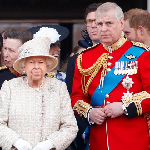 Queen Elizabeth und Prinz Andrew