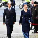 Prinz Edward und Gräfin Sophie wollen ebenso Abschied nehmen.