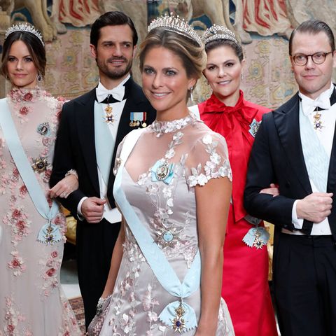 Prinzessin Sofia, Prinz Carl Philip, Prinzessin Madeleine, Kronprinzessin Victoria, Prinz Daniel